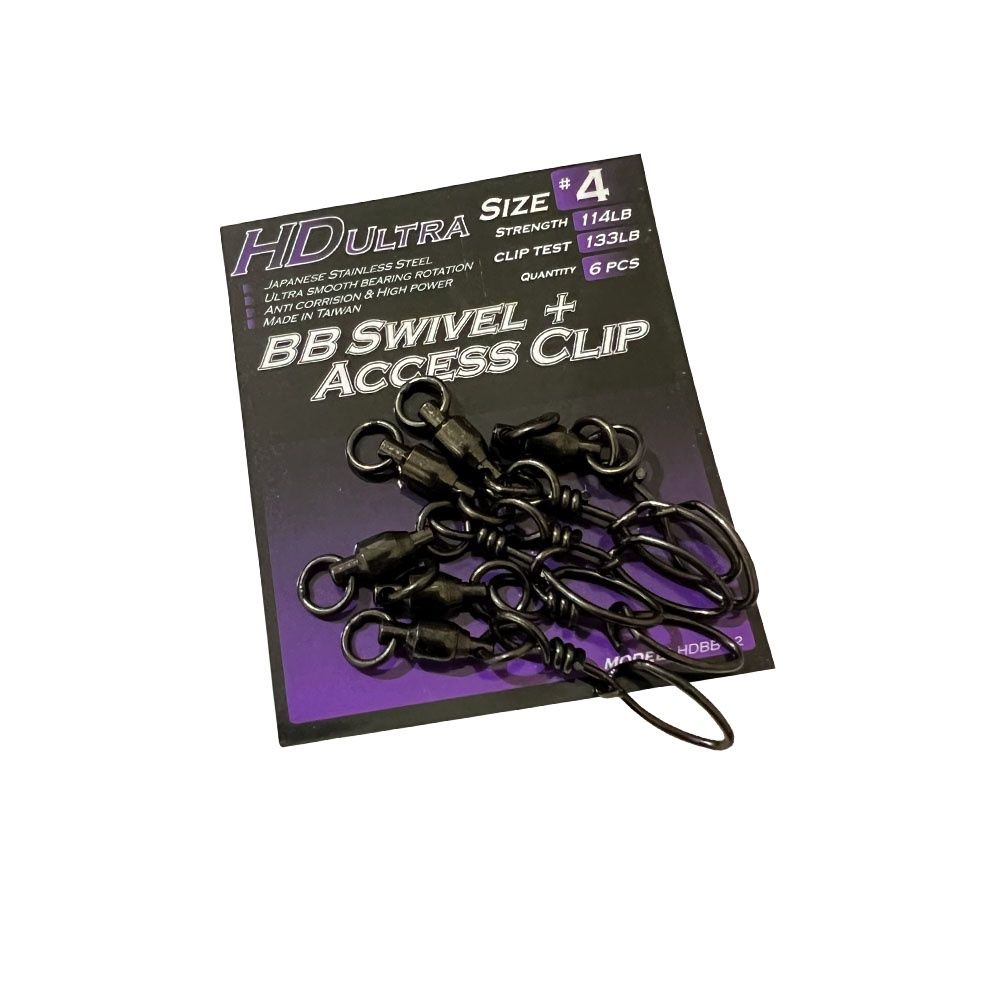 OCEANS LEGACY BALL BEARING SWIVEL + ACCESS CLIP