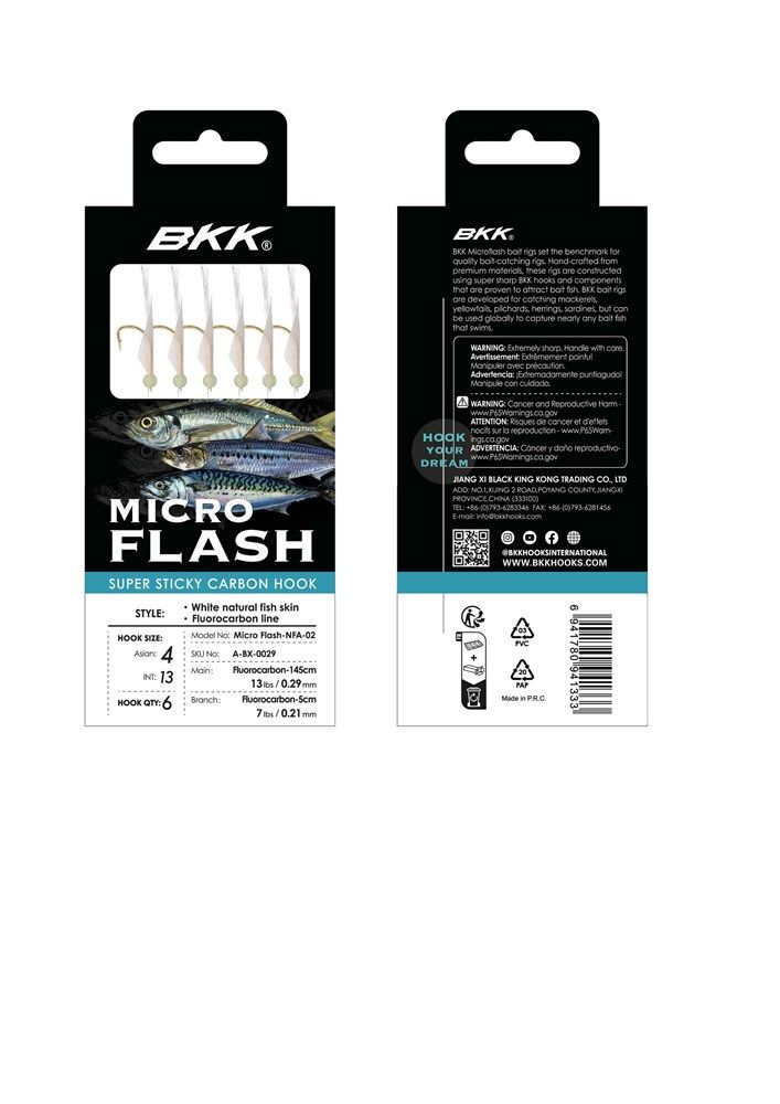 BKK MICRO FLASH SABIKI JIGS