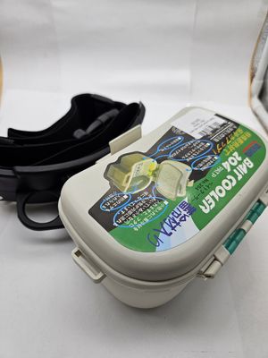 Bait bucket with rod and plier holder