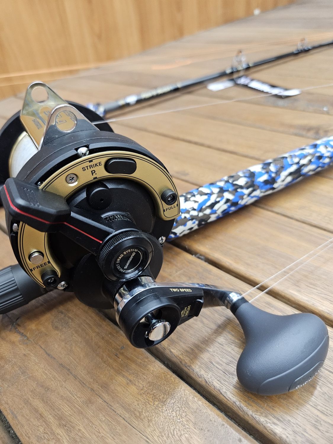 Ian Miller Pitch and Switch rod with Shimano TLD 30 Outfit