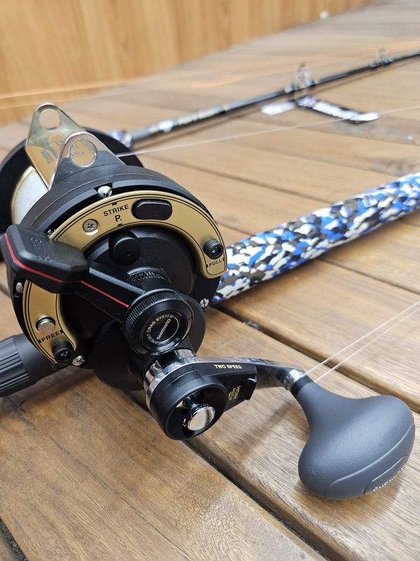 Ian Miller Pitch and Switch rod with Shimano TLD 30 Outfit