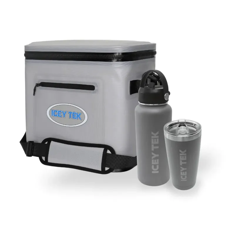 Icey Tek Soft Cooler 20L Drinkware Combo
