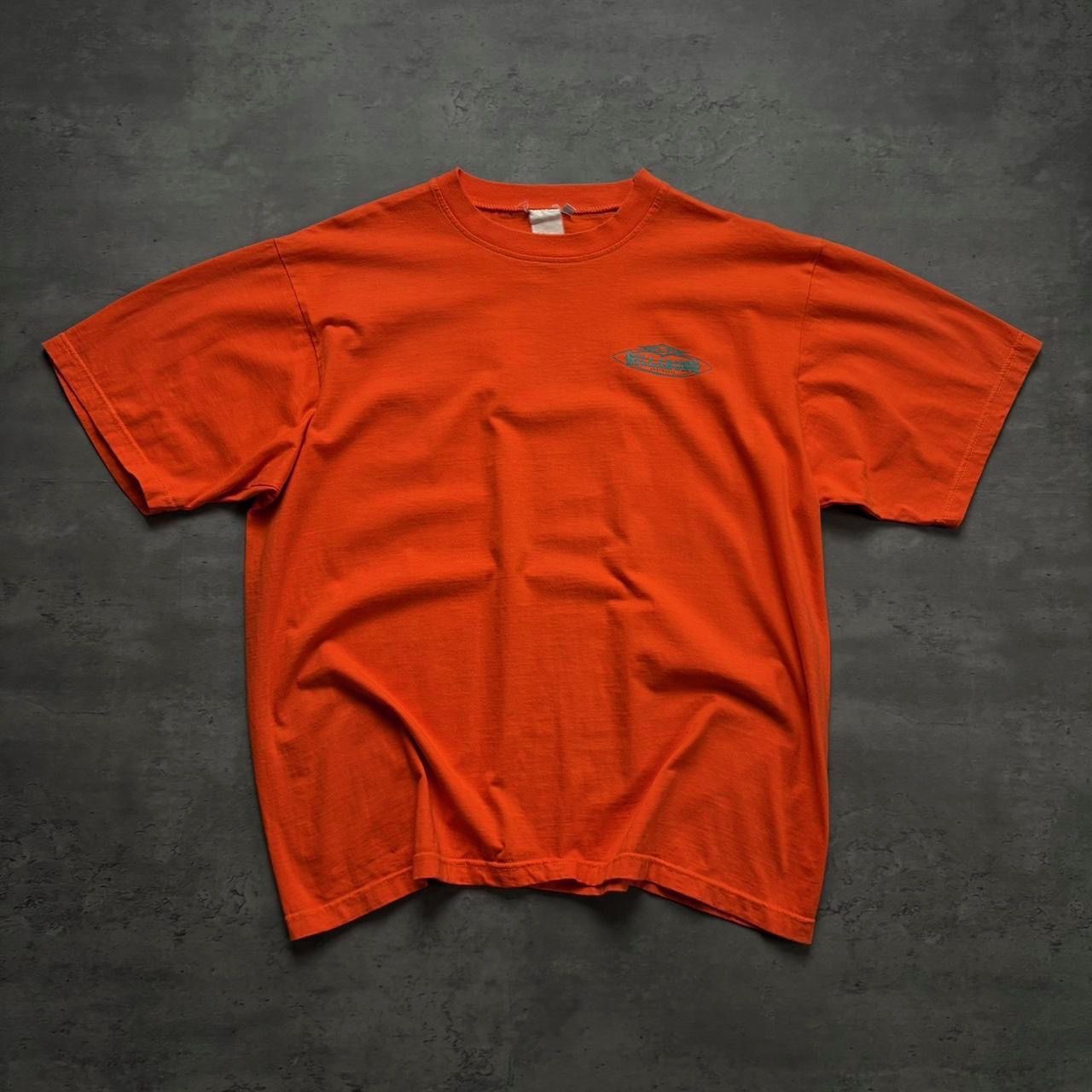 90s Billabong Orange Big Print T-shirt