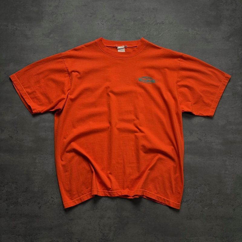 90s Billabong Orange Big Print T-shirt