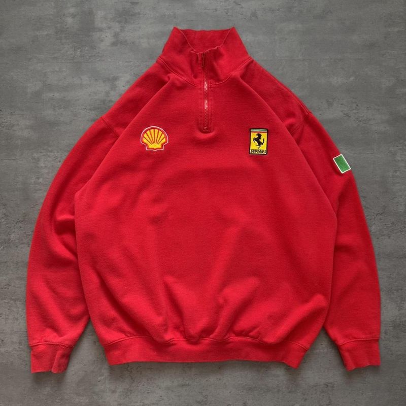 90s Ferrari Quarter-Zip