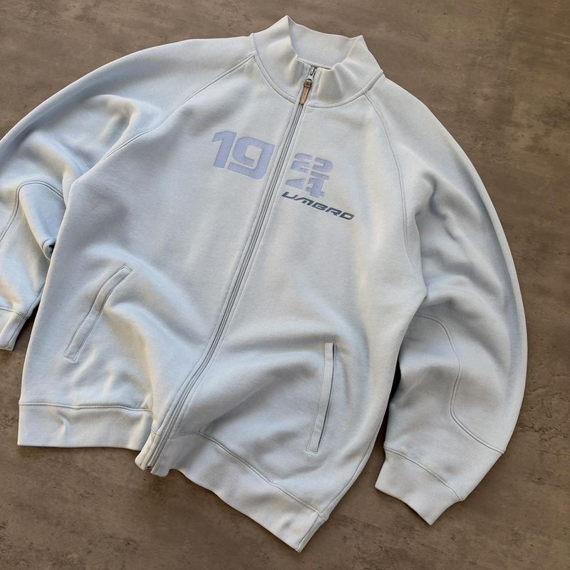 2000s Light Blue Umbro Sport Full Zip