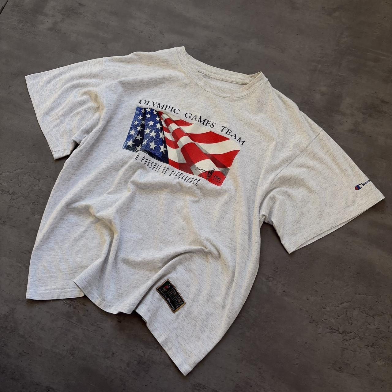 Grey Champion 1996 Olympic Games T-shirt