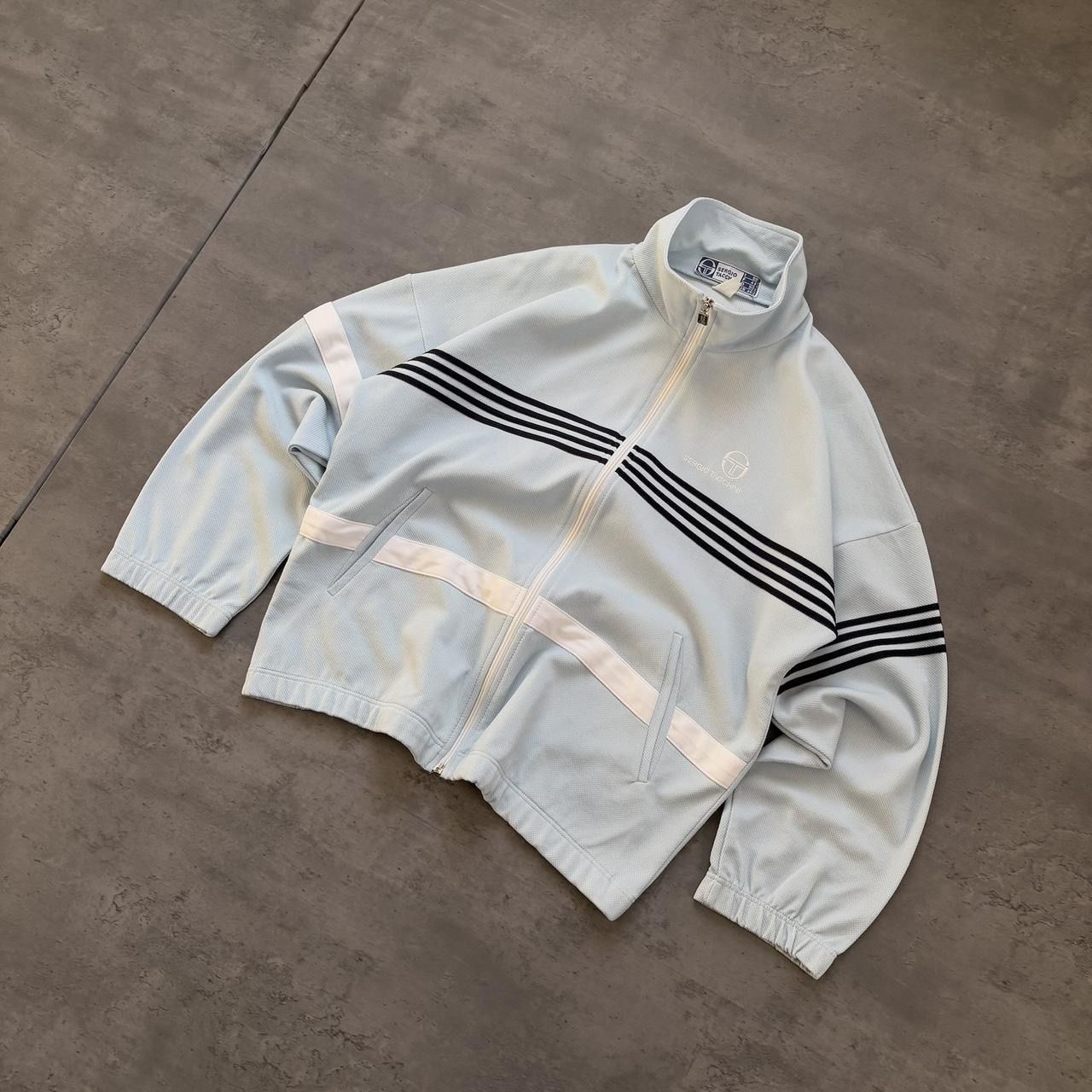 90s Sergio Tacchini Baby Blue Fullzip Jacket