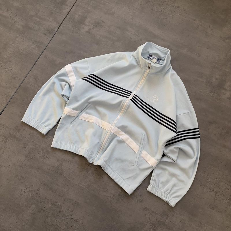 90s Sergio Tacchini Baby Blue Fullzip Jacket