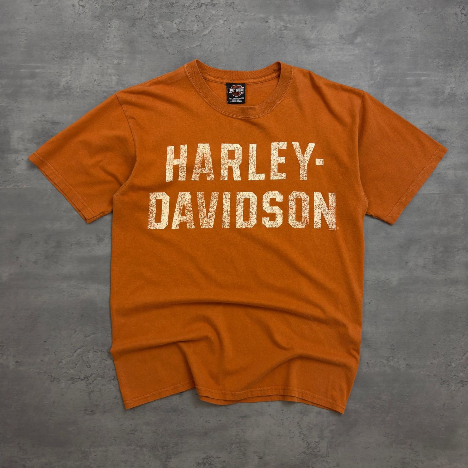 Orange Harley Davidson Roma Italia T-shirt