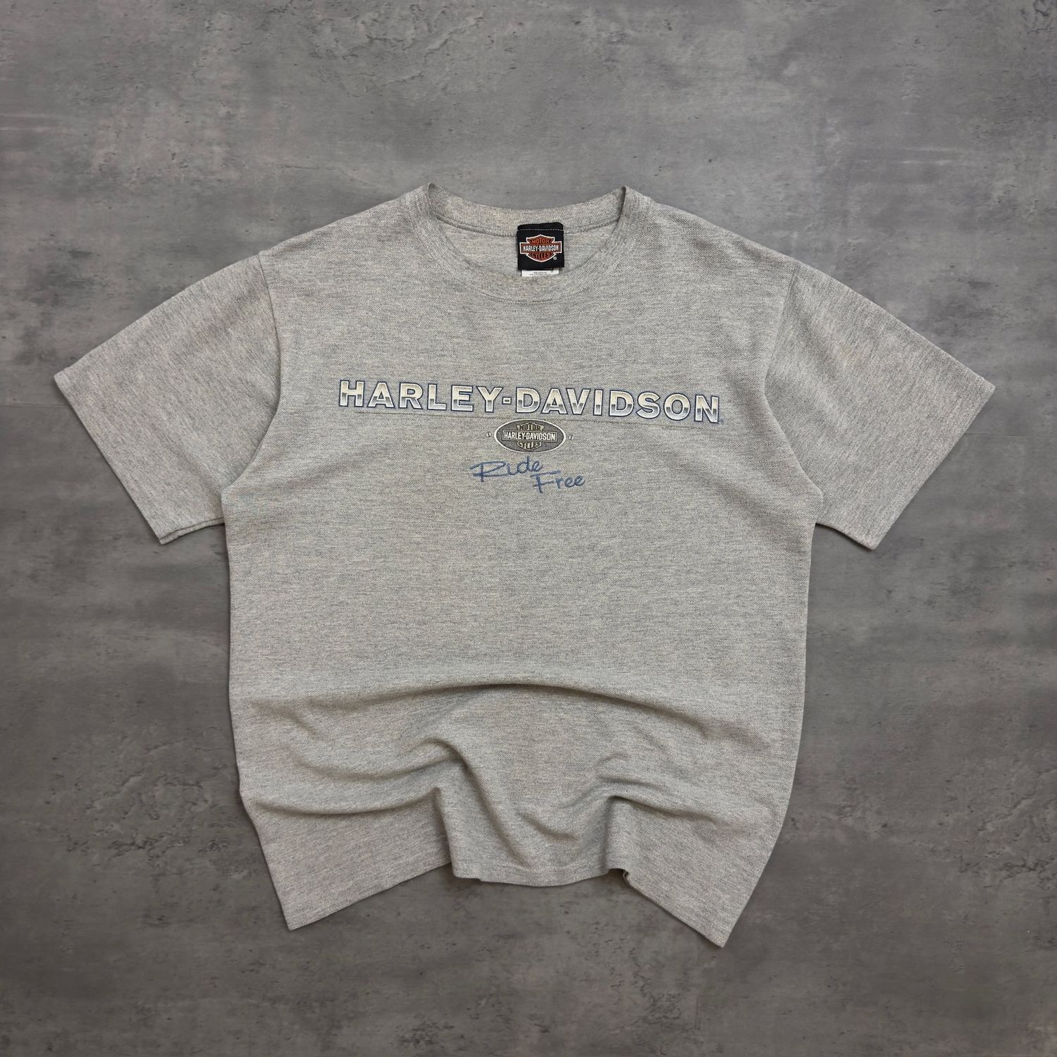 Grey Harley Davidson Hacienda Ride Free T-shirt