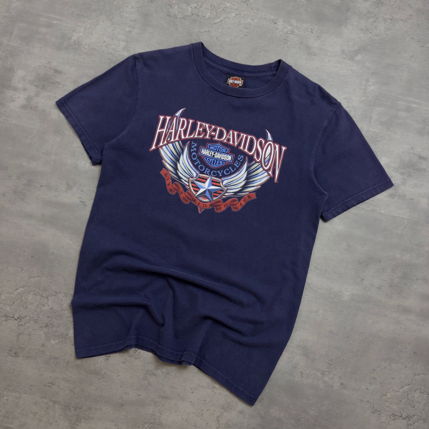 Y2k Purple Harley Davidson Texas T-shirt