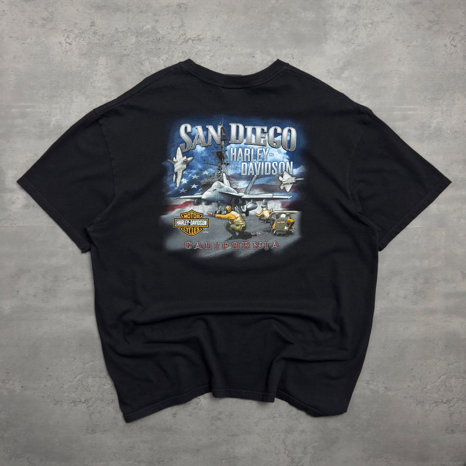 Black Harley Davidson California T-shirt