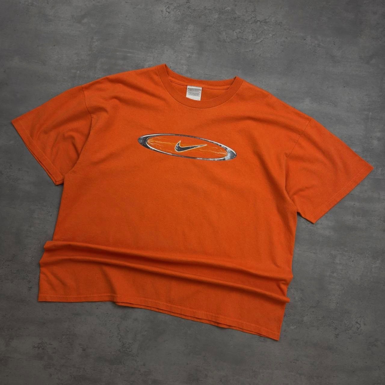 Orange Nike Lightning Centre Logo T-shirt