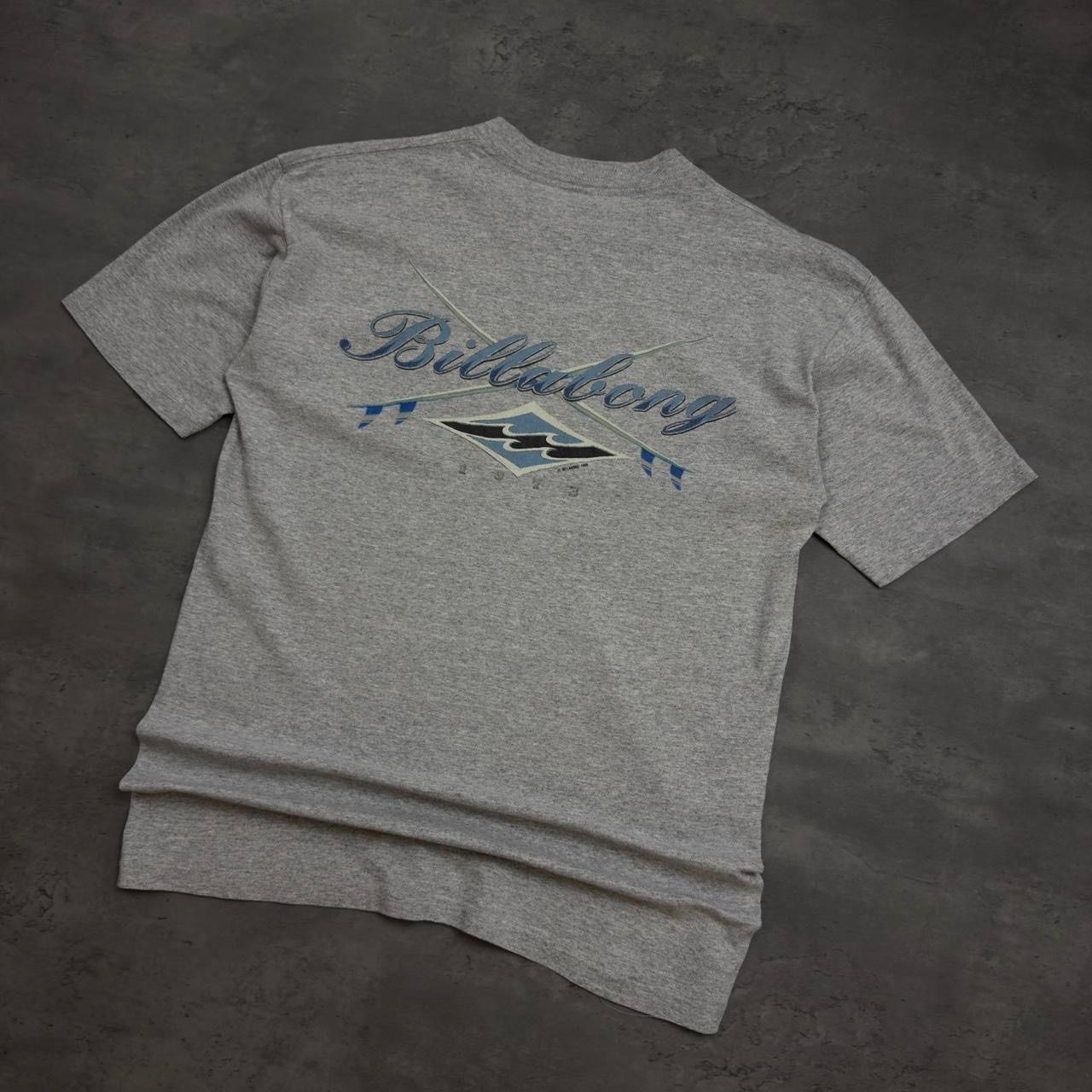 Grey Billabong Double Print T-shirt