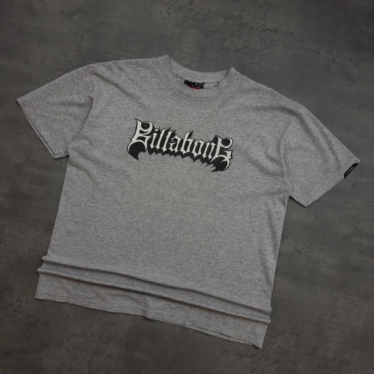 Grey Billabong Single Logo Print T-shirt
