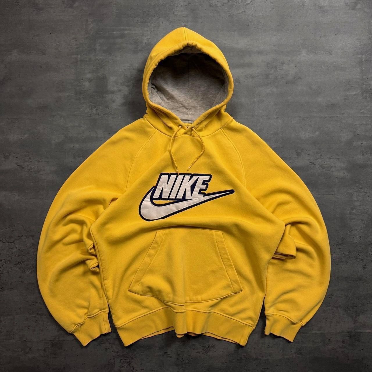 Yellow Nike Reflective Logo Hoodie