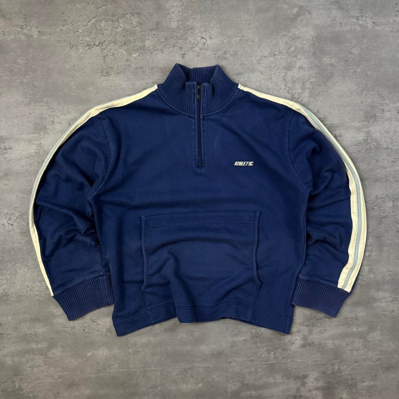 Navy and Creme Nike Quarter Zip