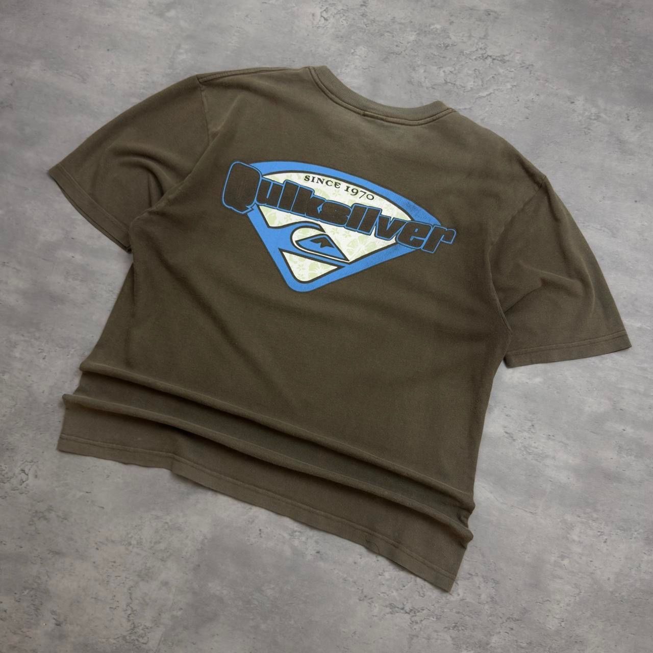 Faded Brown Quiksilver T-shirt