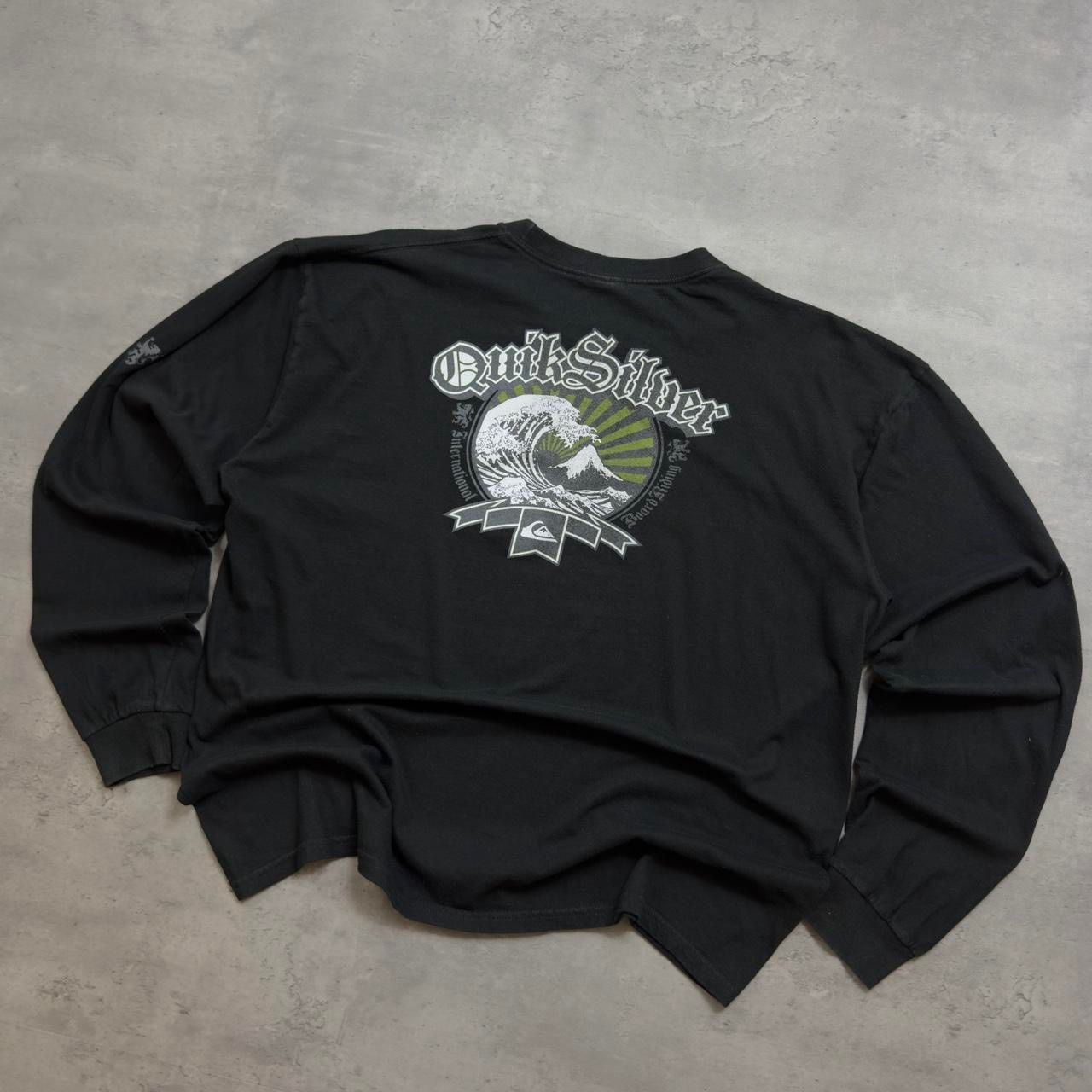 Black Quiksilver Long Sleeve T-shirt