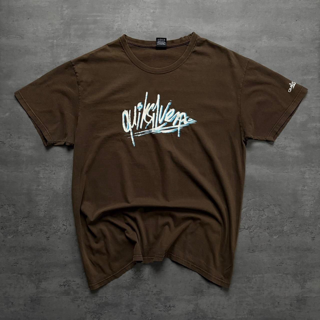 Brown Quiksilver T-shirt