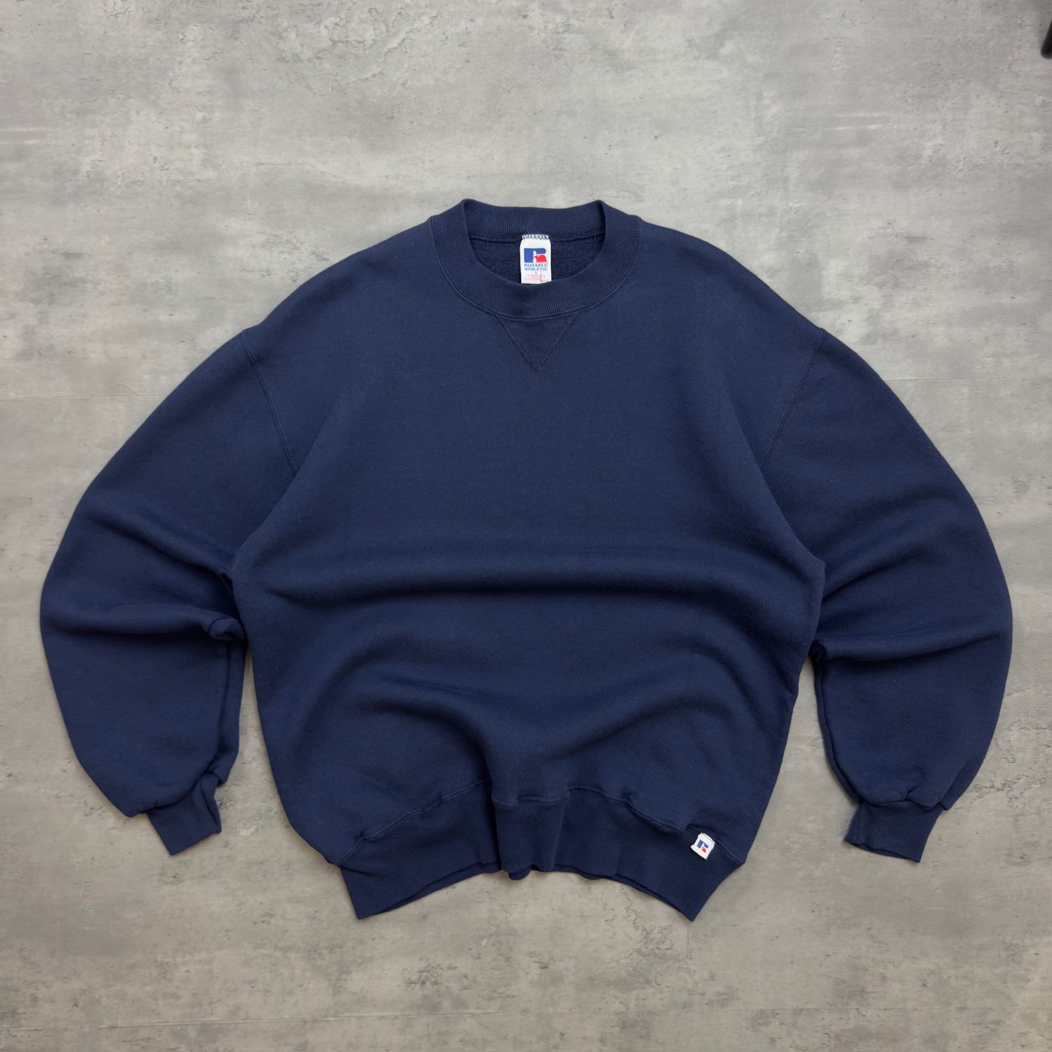 Navy Blank Russel Sweatshirt
