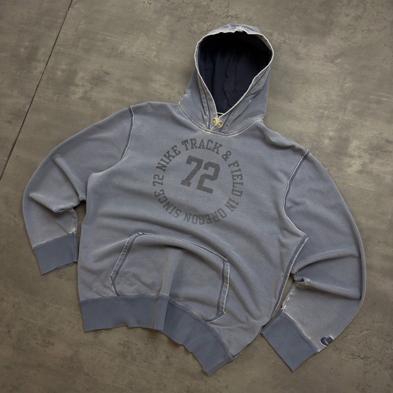 Washed Blue Nike Hoodie