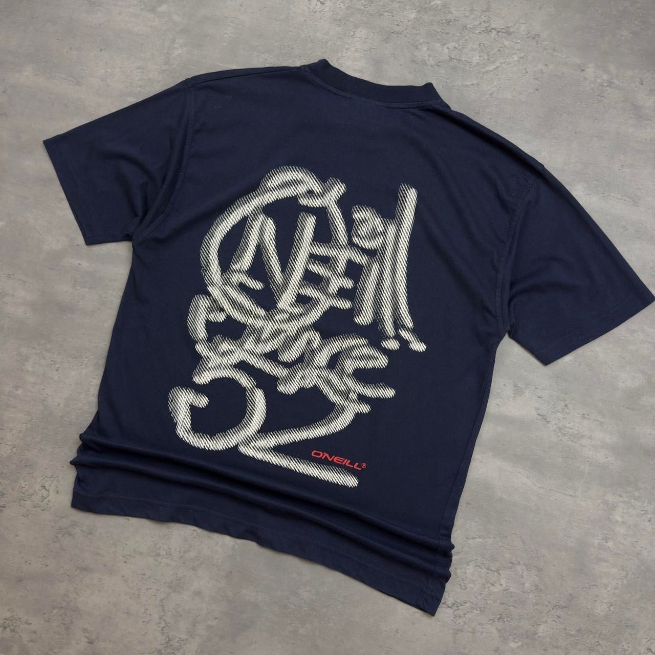 Navy O&#39;neill Blurred Print T-shirt