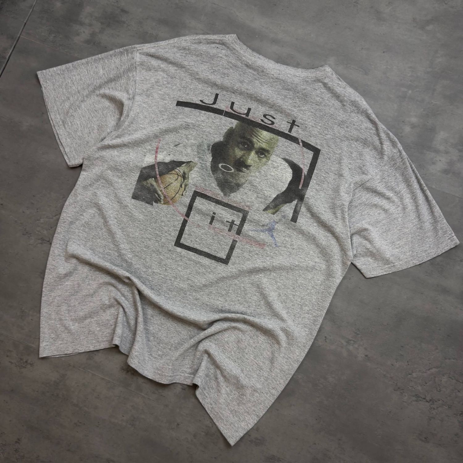 Grey Nike Jordan &#39;The fundamentals Will Never Change&#39; Graphic T-shirt