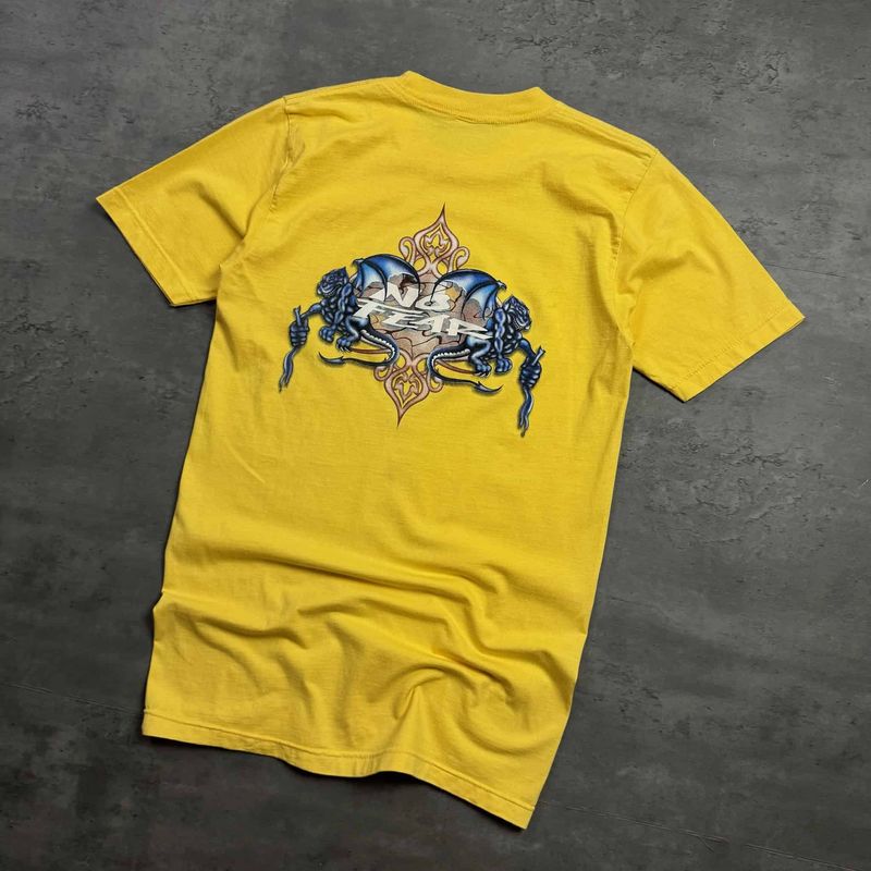 Yellow No Fear Graphic T-shirt