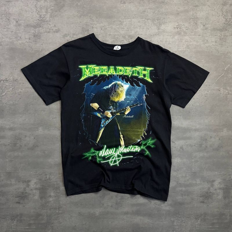 80s Black and Green Megadeath T-shirt