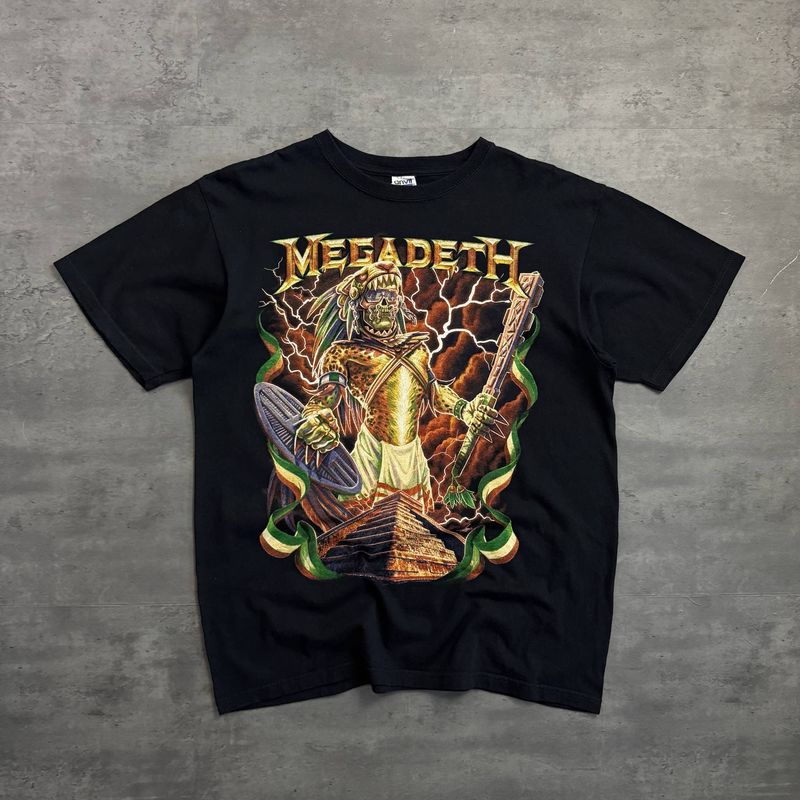 Black and Gold Megadeath T-shirt