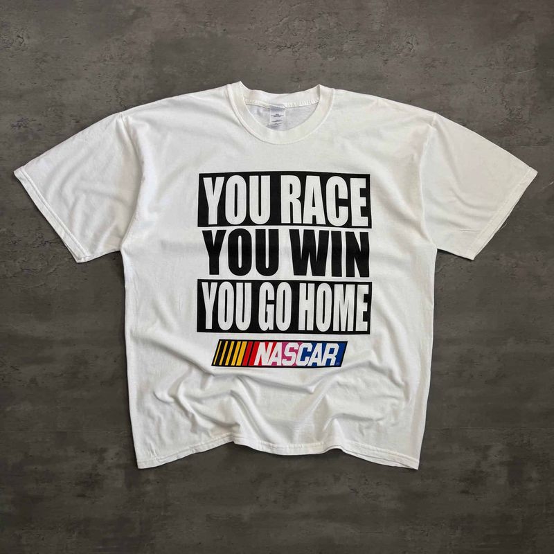 White Nascar T-shirt