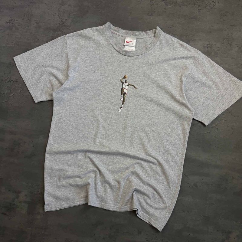 90s RARE Grey Nike Air Jordan T-shirt