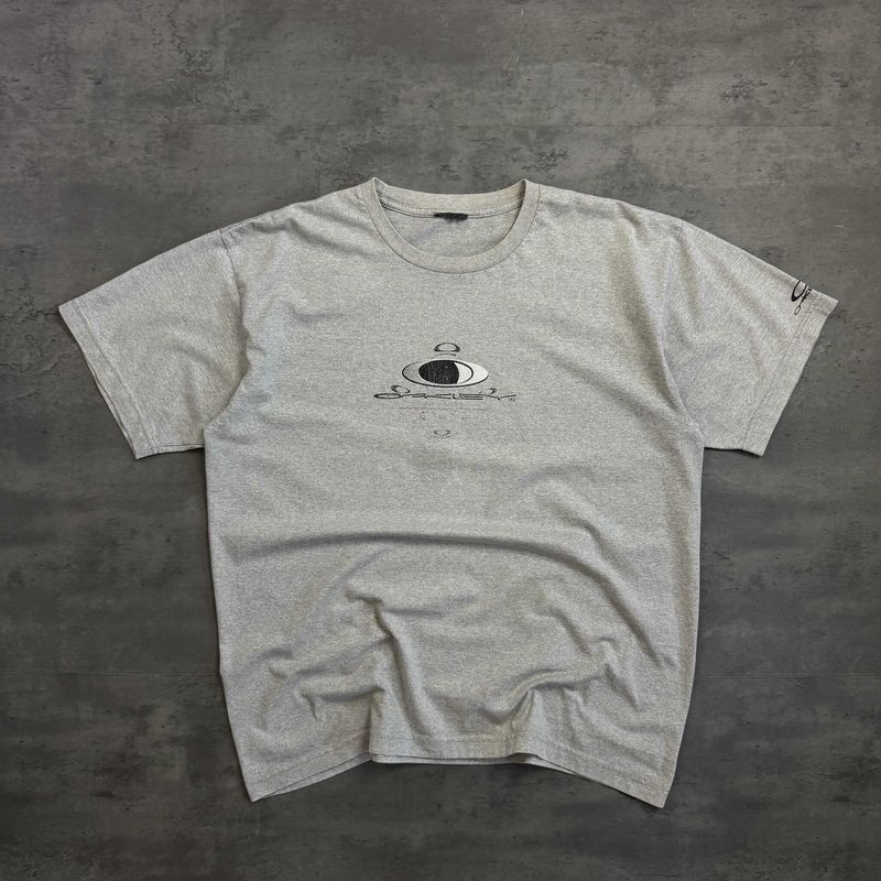 Grey Oakley Graphic T-shirt