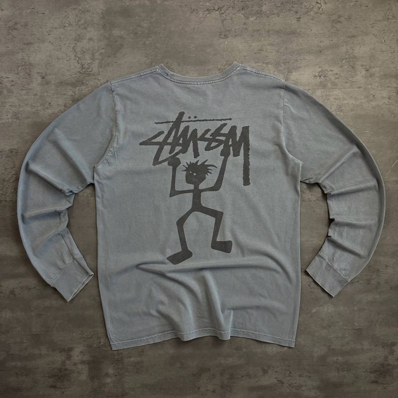 Light Green Longsleeve Stussy T-shirt