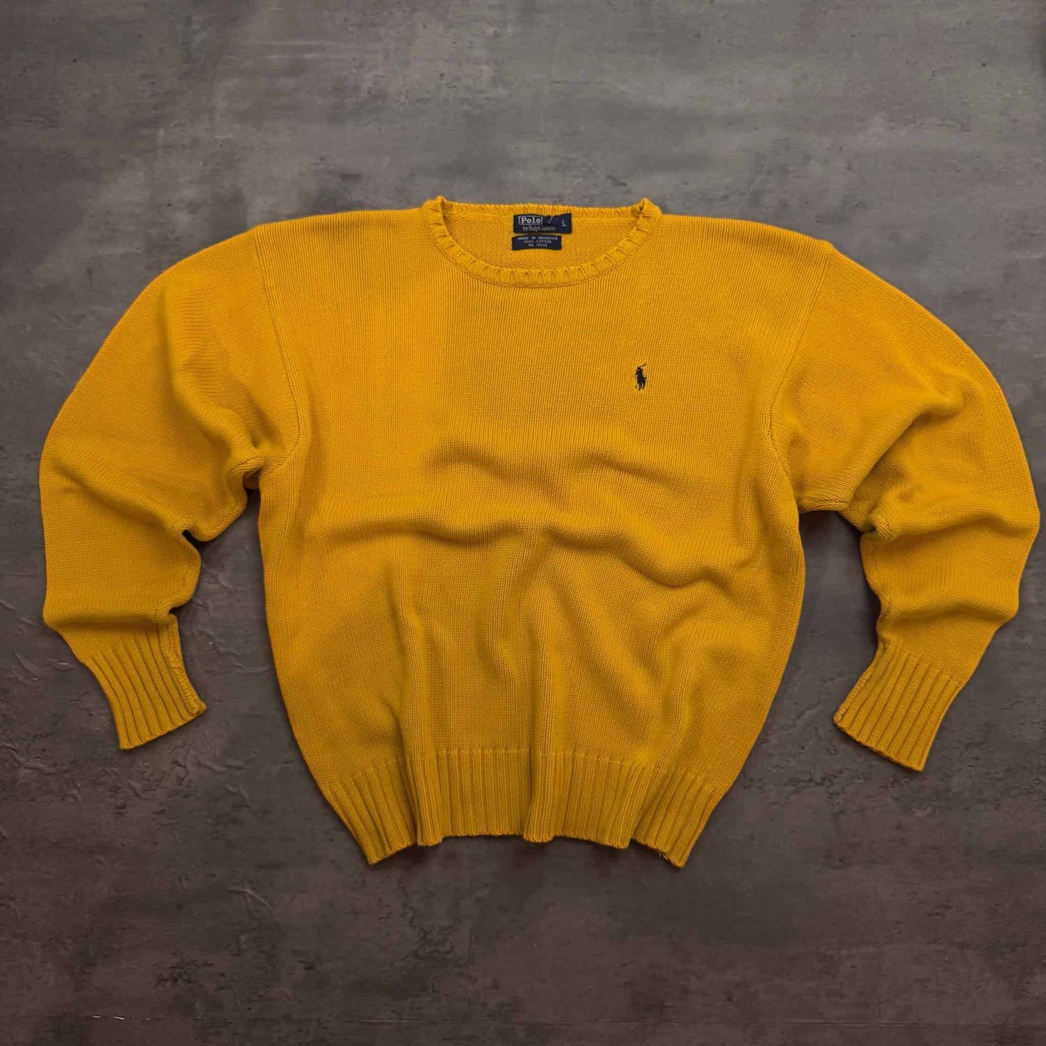 Mustard Yellow Ralph Lauren Knit