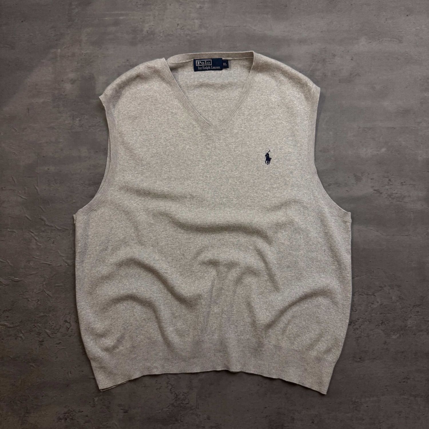 Grey Ralph Lauren Sleeveless Knit