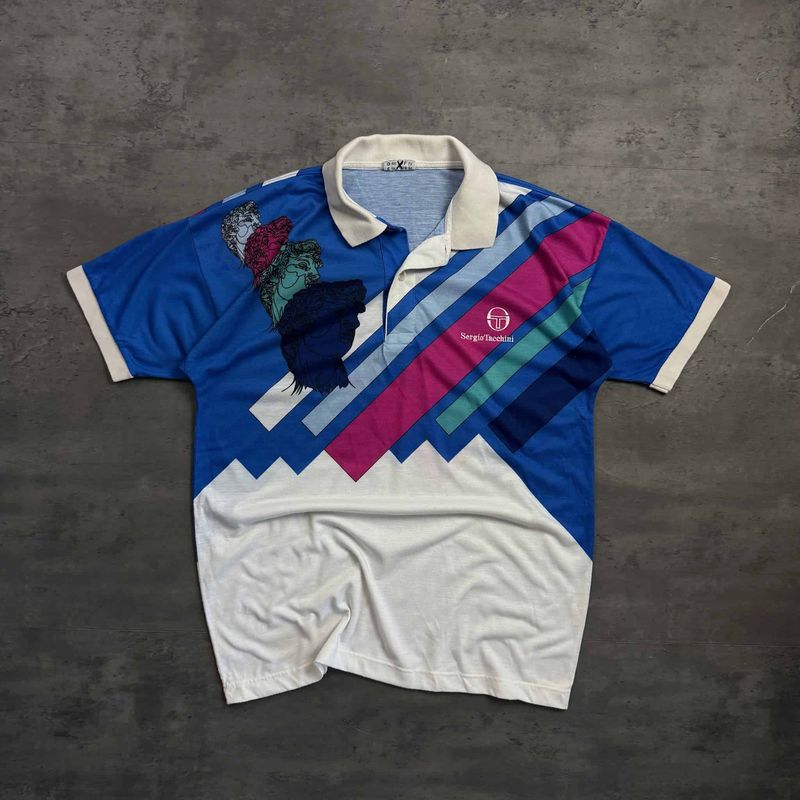 Rare 90s Sergio Tacchini Polo Shirt