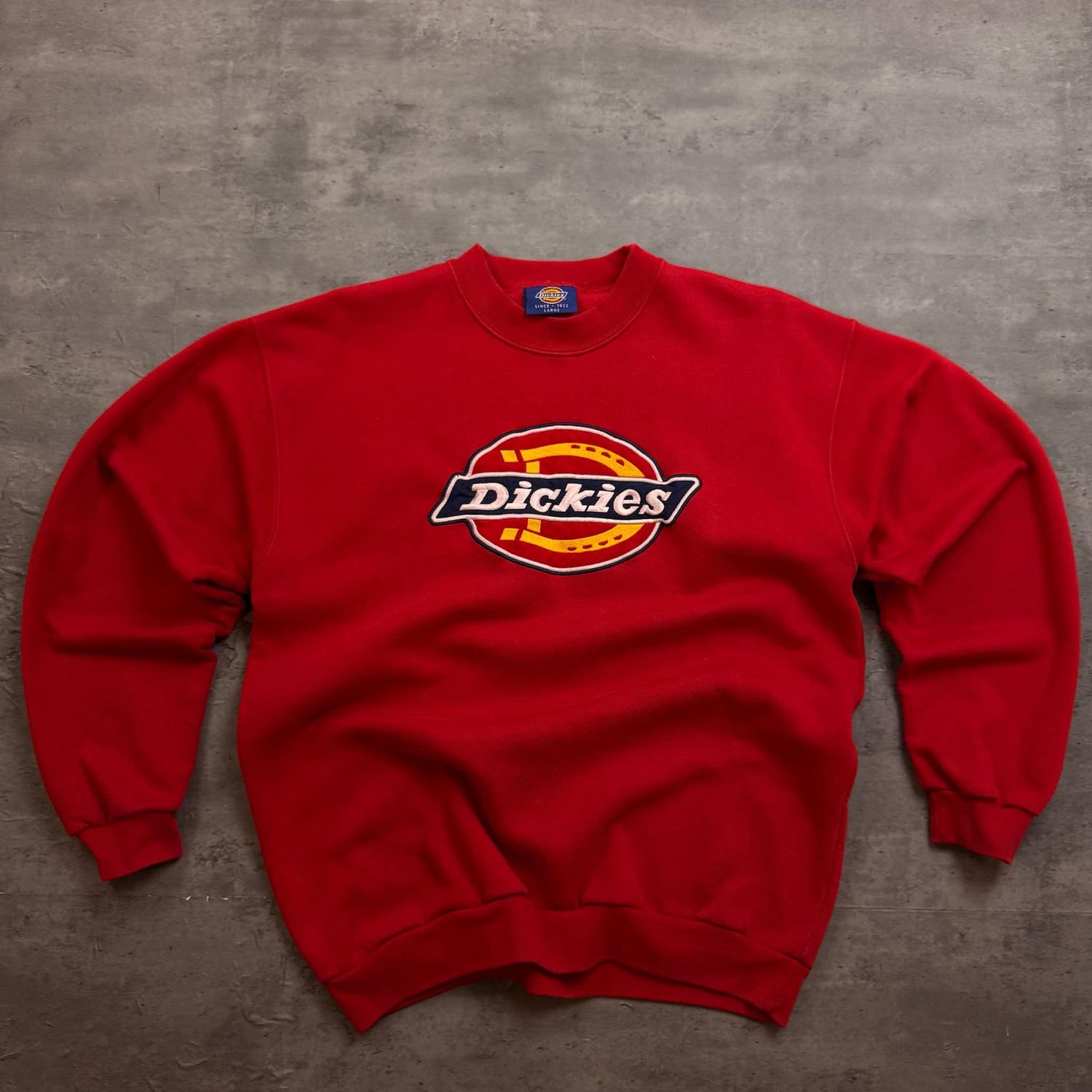 Red Dickies Embroidered Sweatshirt