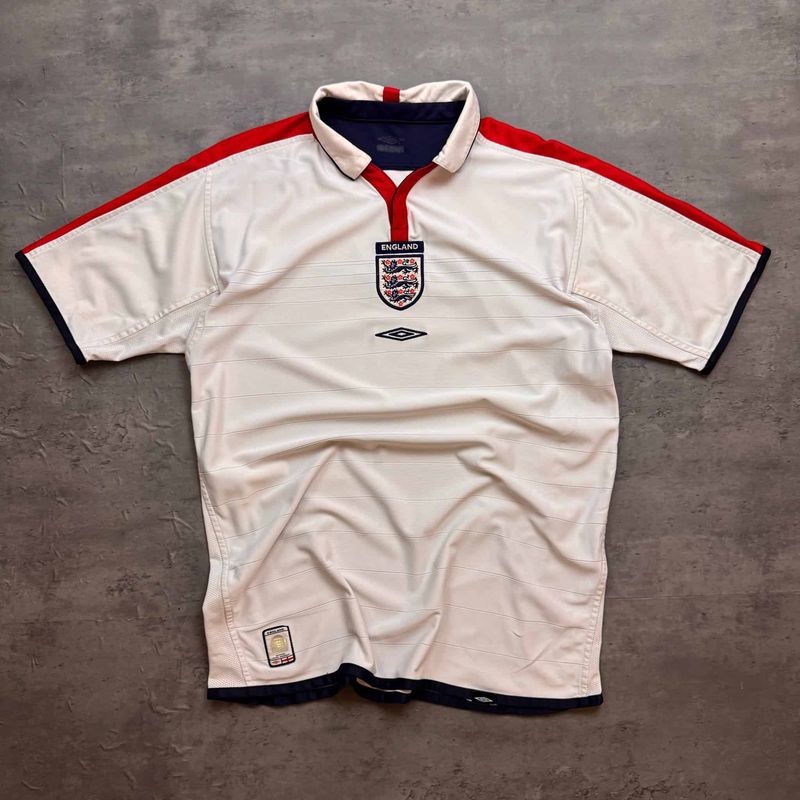 2004 England Reversible Home Shirt