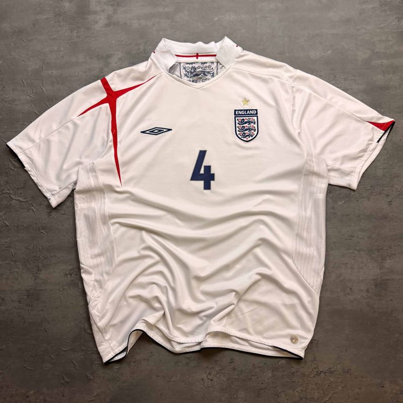 2006 England 'Gerrard 4' Home Shirt