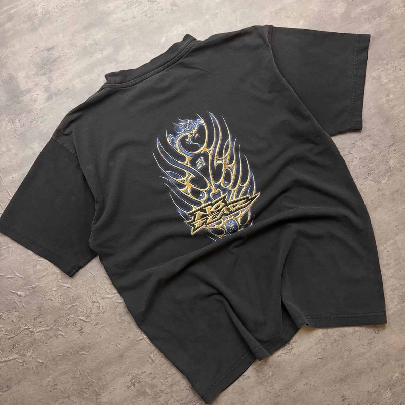 Black Graphic No Fear T-shirt