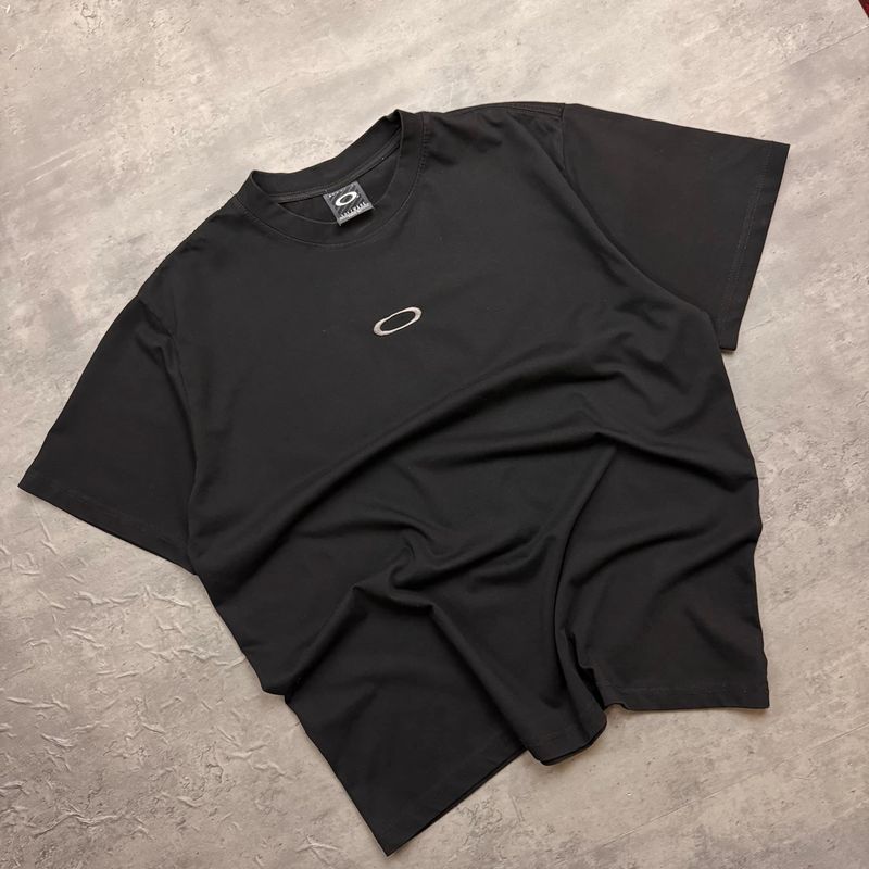 Black Oakley Software Embroidered T-shirt