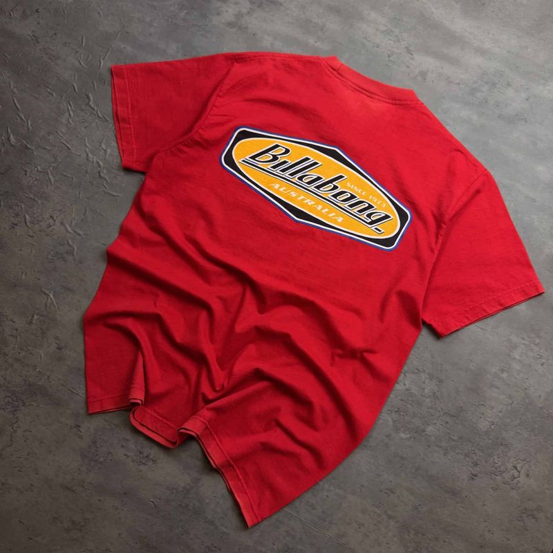 Red Billabong Print T-shirt