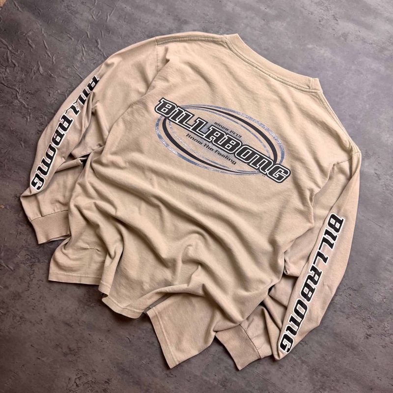 00s Brown Billabong Longsleeve T-shirt