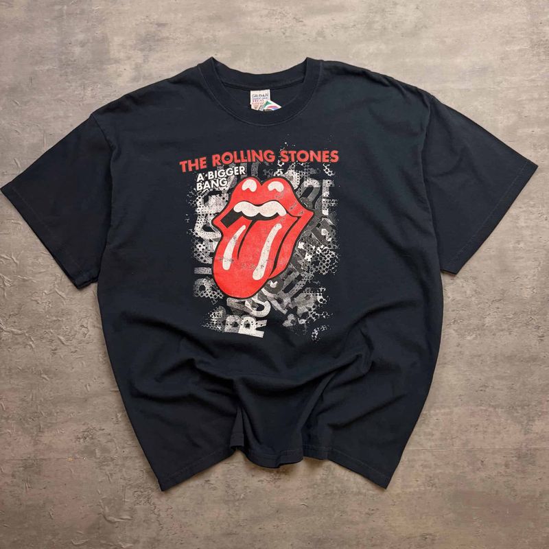Black Rolling Stones T-shirt