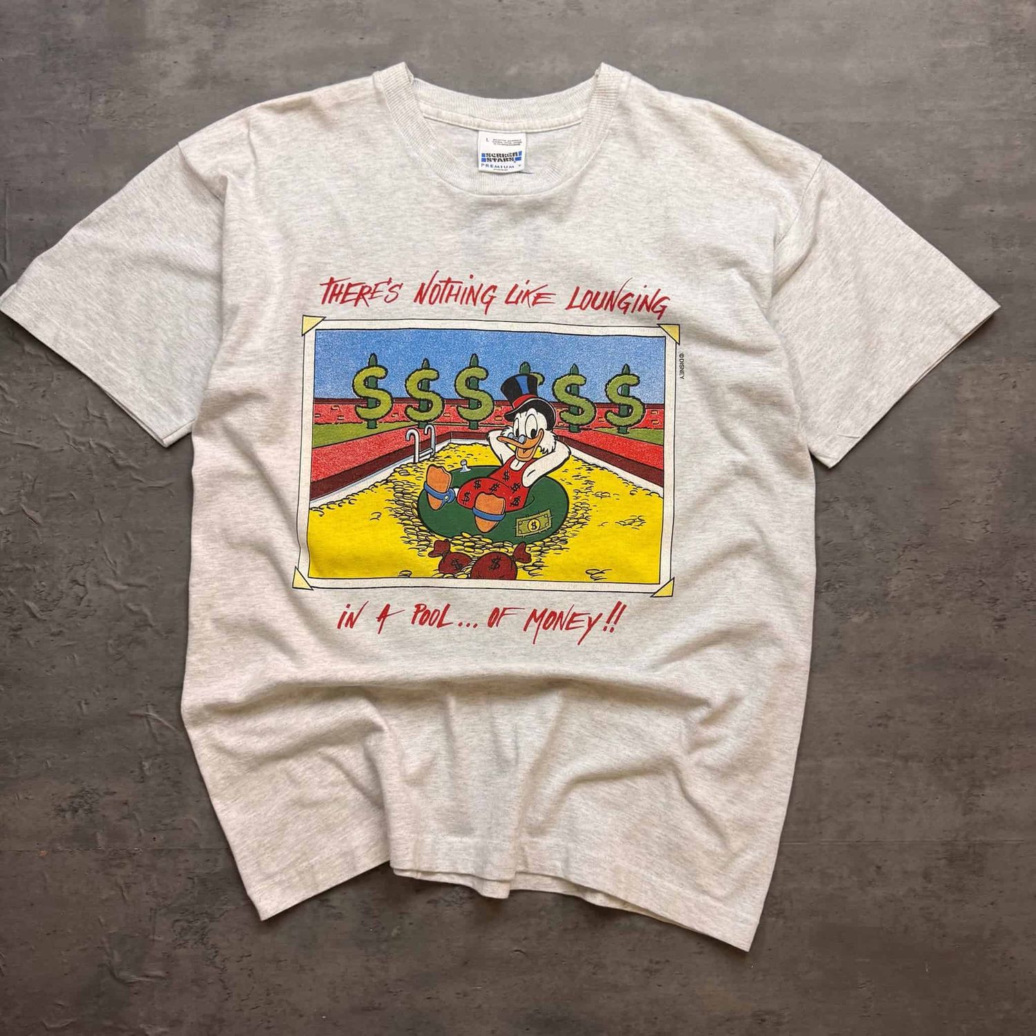 90s Graphic Donald Duck Money T-shirt