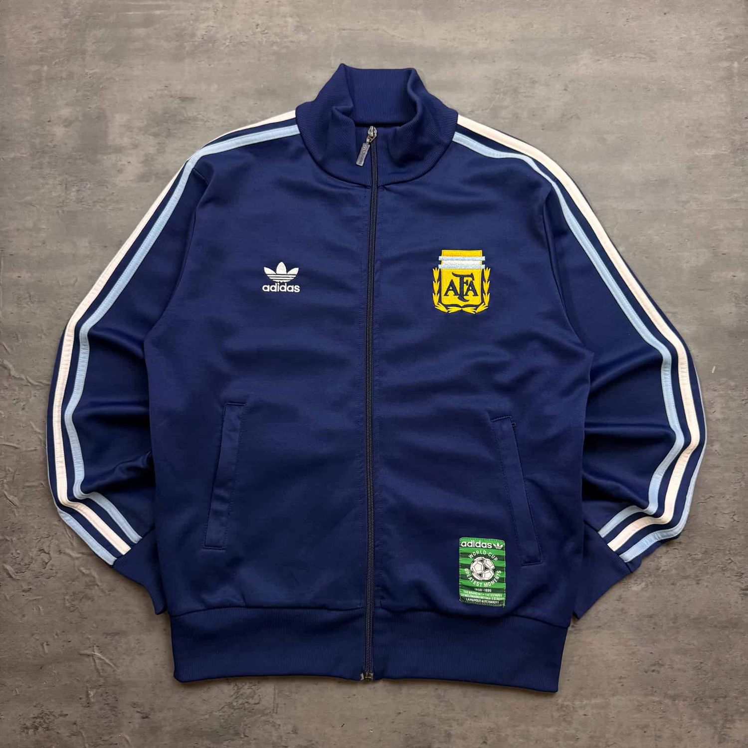 Rare 90s Argentina Tracksuit Top &#39;Hand of God&#39;