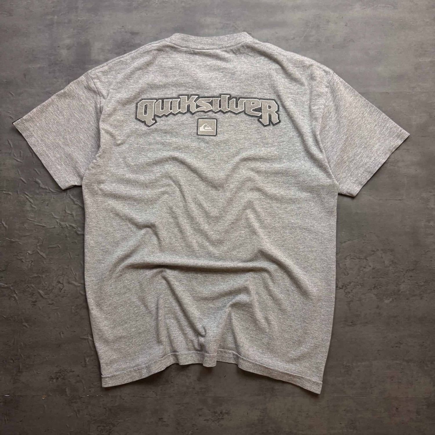 Grey Quiksilver Graphic T-shirt